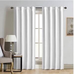 Therapedic 100% blockout curtain set 63"
